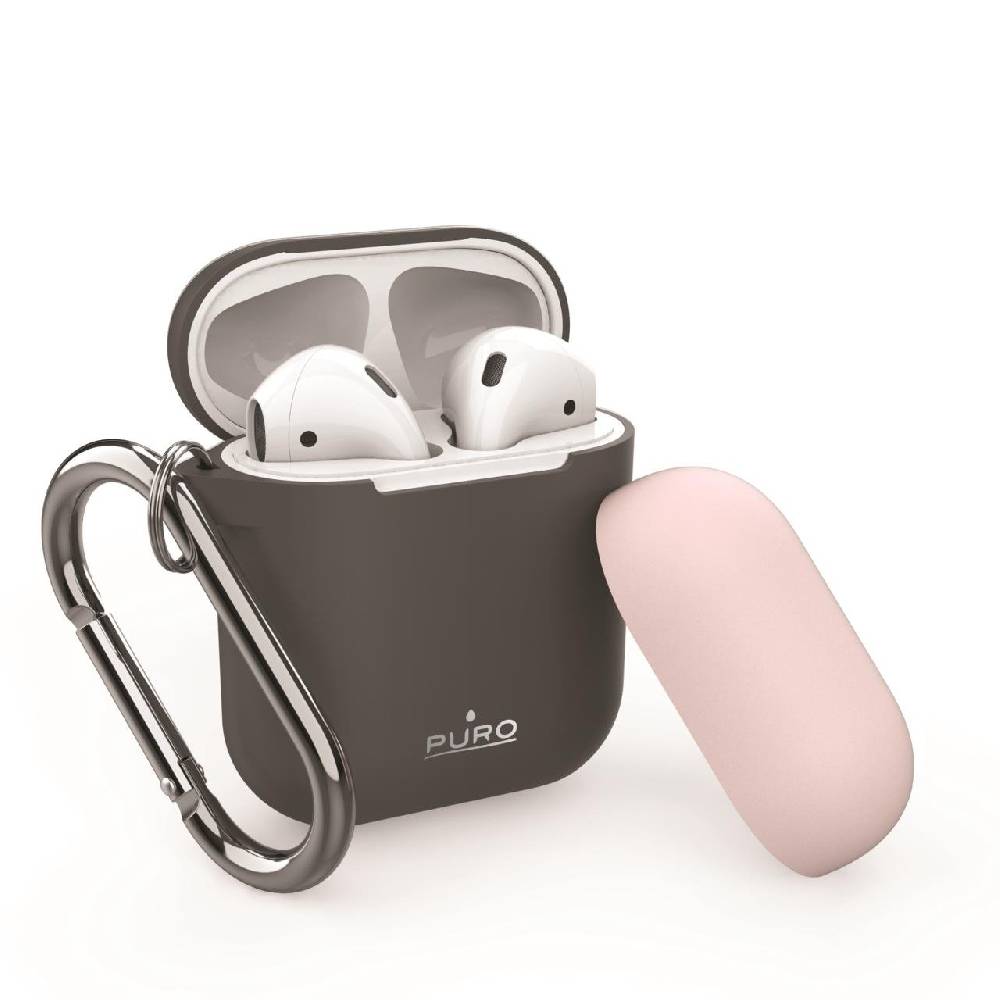 Puro Custodia protettiva con moschettone per AirPods Qualità Garantita