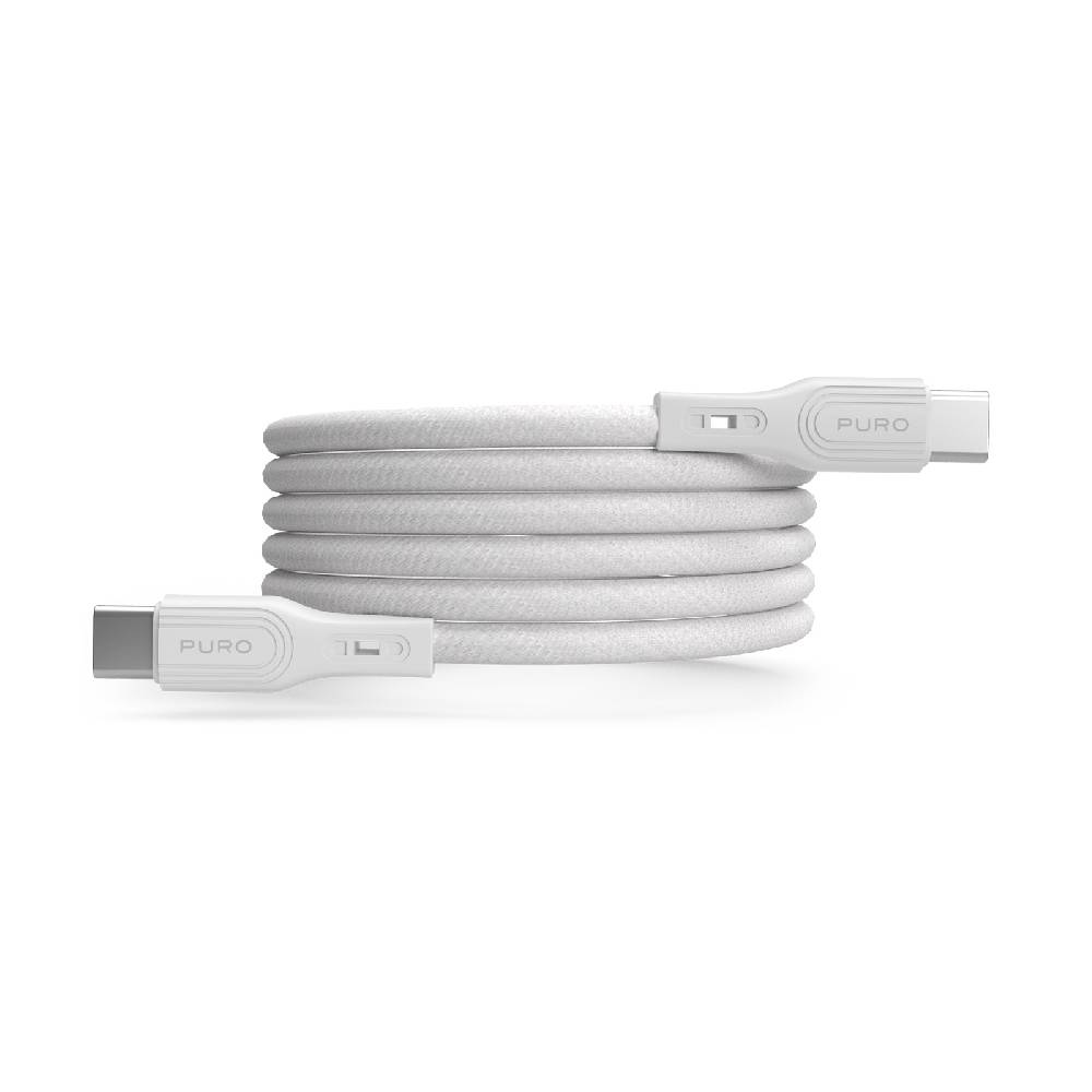 Puro Cavo magnetico di Ricarica e Sincronizzazione 60W USB-C – USB-C 1m In Linea