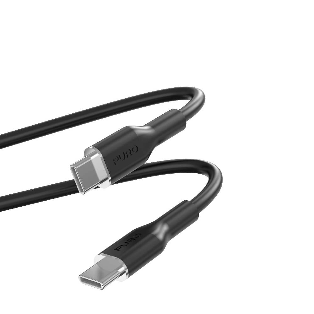 Puro Cavo di ricarica e sincronizzazione SOFT da USB-C a USB-C 1,5m Pezzi Unici