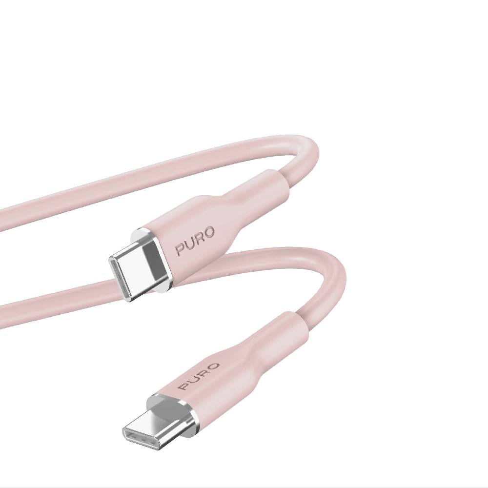 Puro Cavo di ricarica e sincronizzazione SOFT da USB-C a USB-C 1,5m Pezzi Unici
