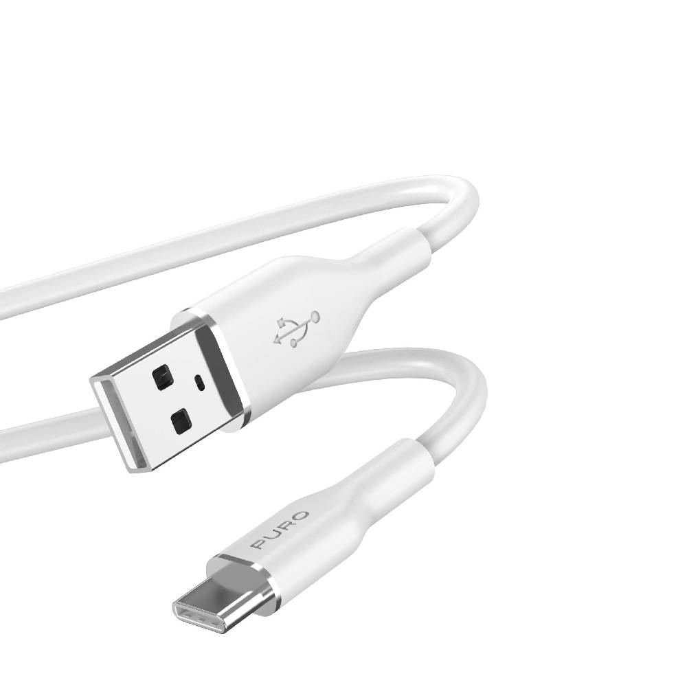 Puro Cavo di ricarica e sincronizzazione SOFT da USB-A a USB-C 1,5m Soddisfazione Garantita