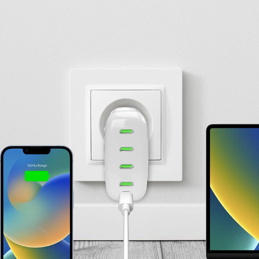 Puro Caricabatterie da parete MiniPro 140W tecnologia GAN: 4 porte USB-C Promozione Limitata