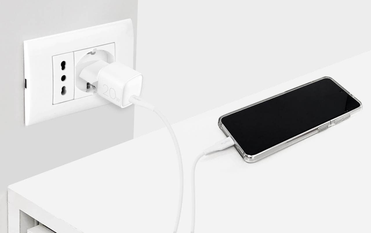 Puro Caricabatterie da parete Nano con porta USB-C 20W Convenienza