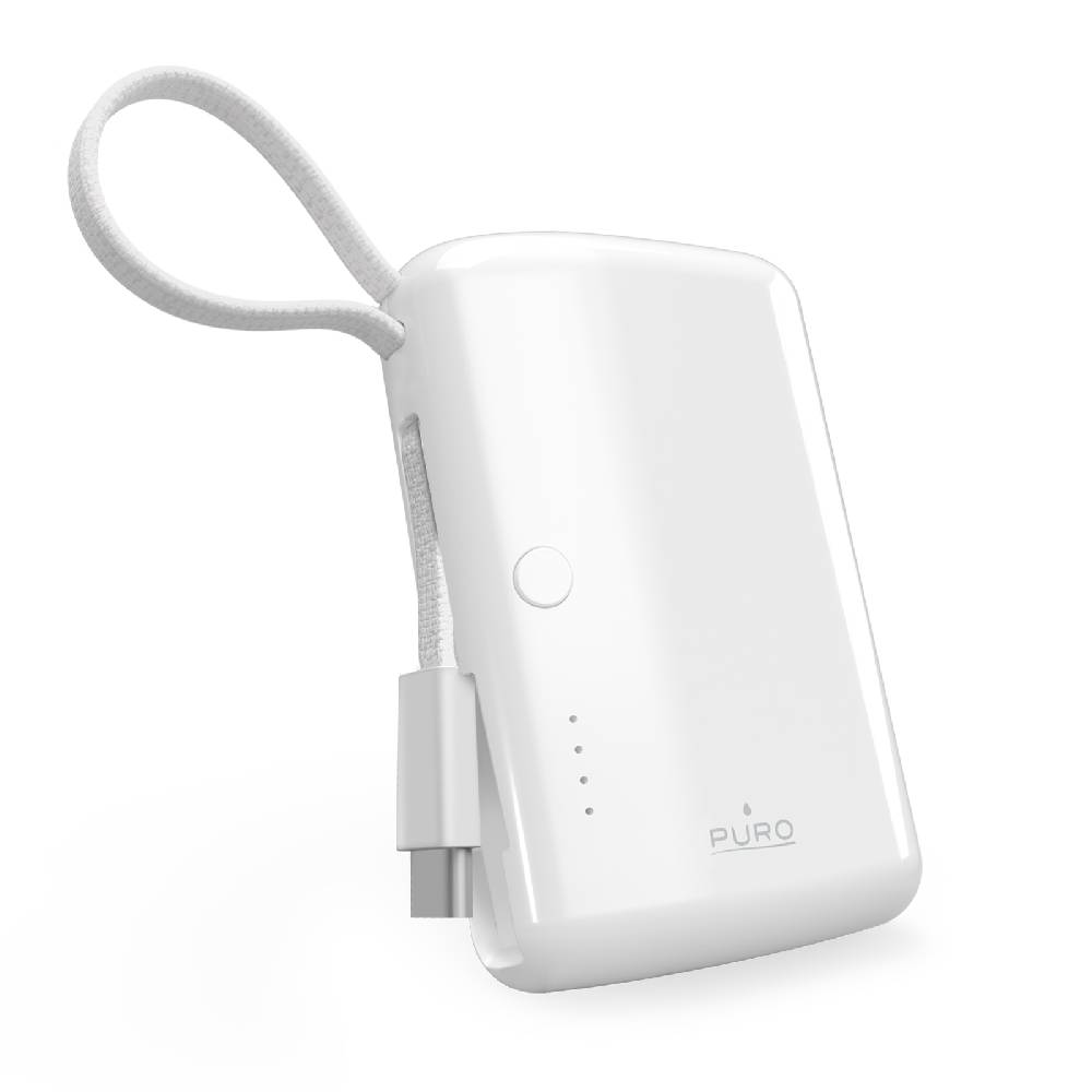 Puro Power Bank “Power Link 10” 10000mAh Con Cavo USB-C Integrato Negozio
