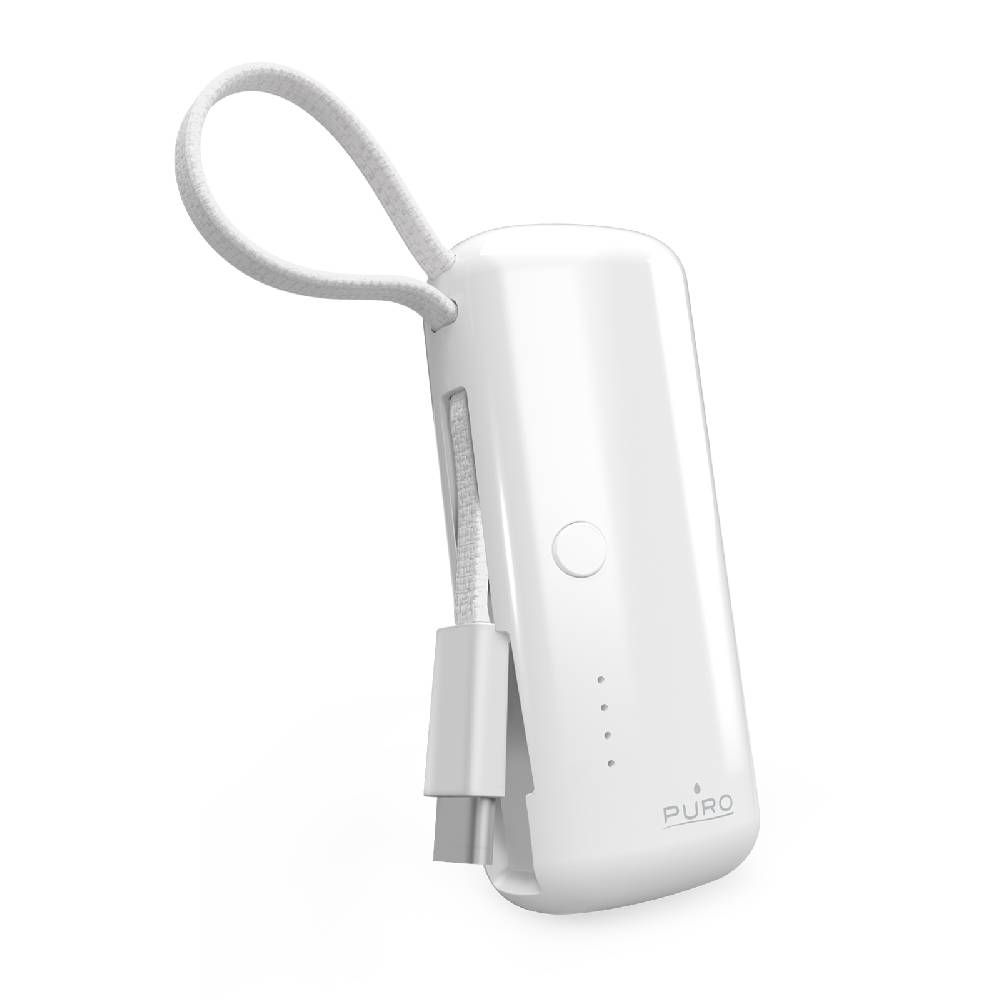 Puro Power Bank 5000mAh “Power Link 5” con cavo USB-C integrato In Saldo