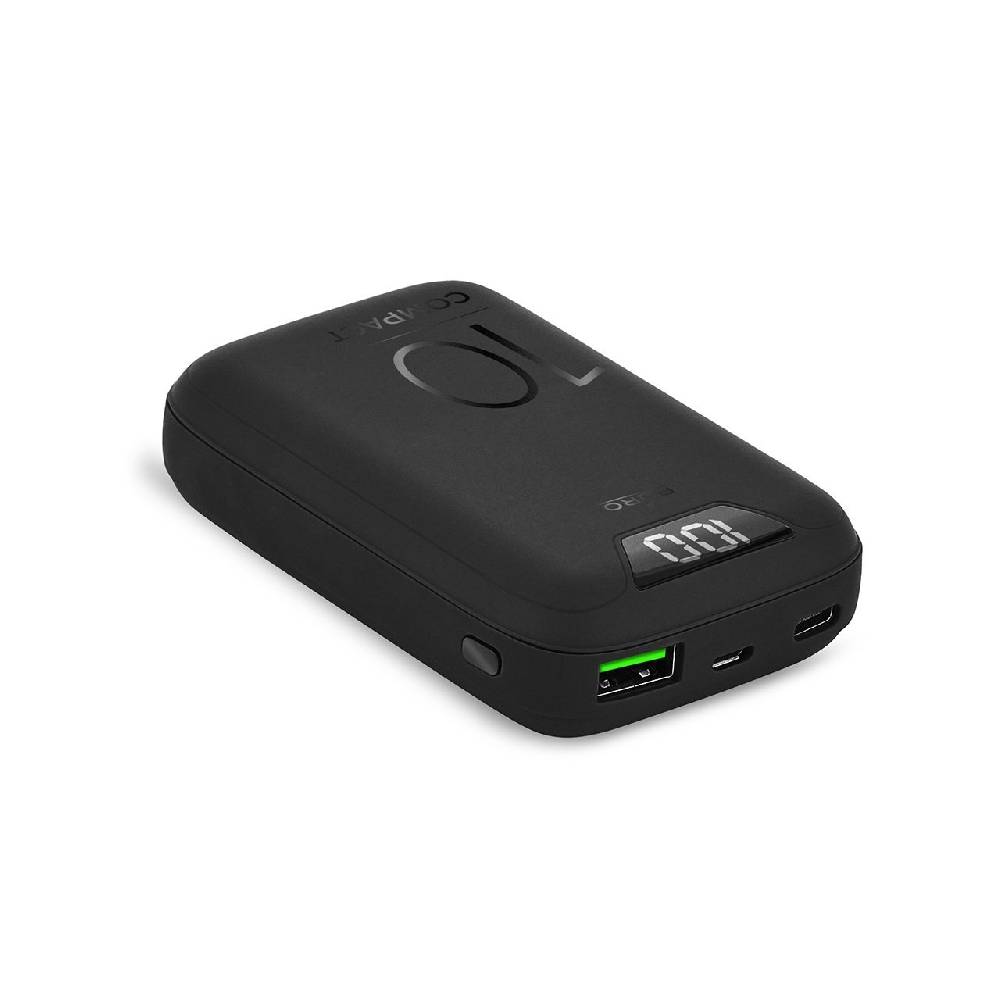 Puro Power bank Compact Display 10.000 mAh con porta USB-A e USB-C 2025
