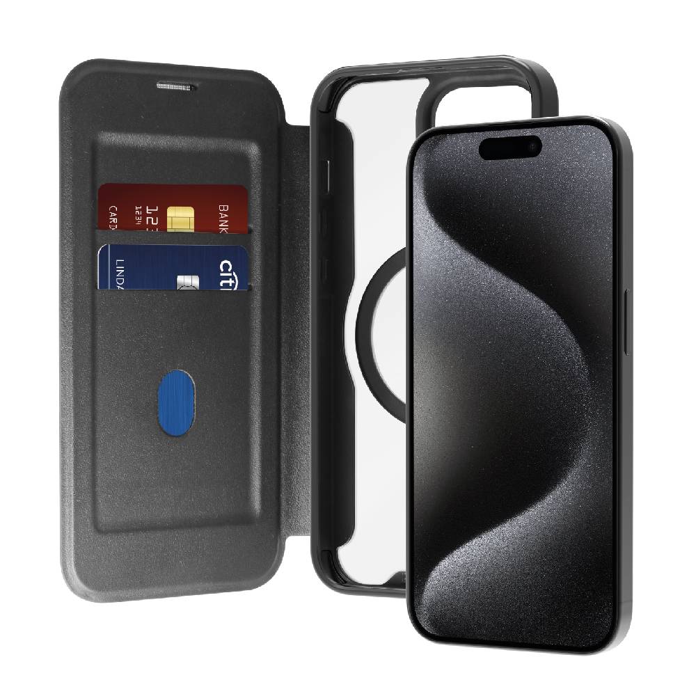 Puro Custodia Book Mag per iPhone 15 Pro Vendita