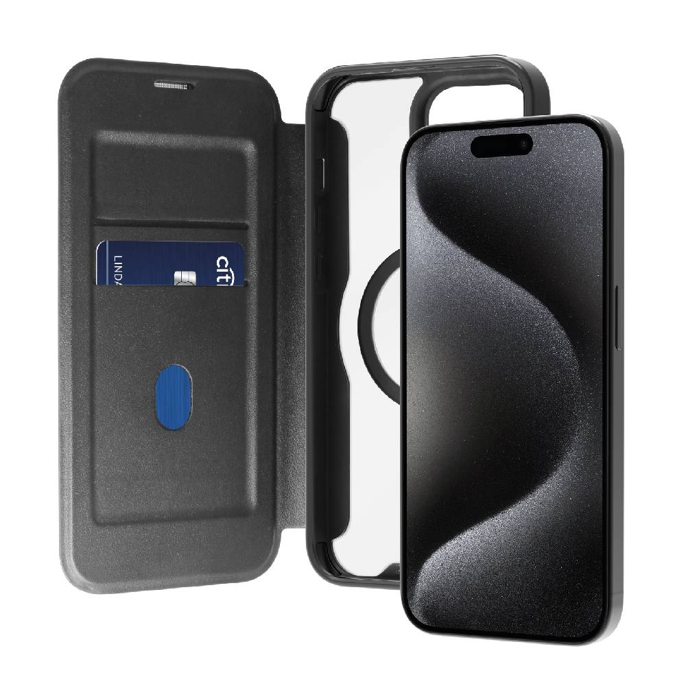 Puro Custodia Book Mag per iPhone 15 Pro Max Saldi