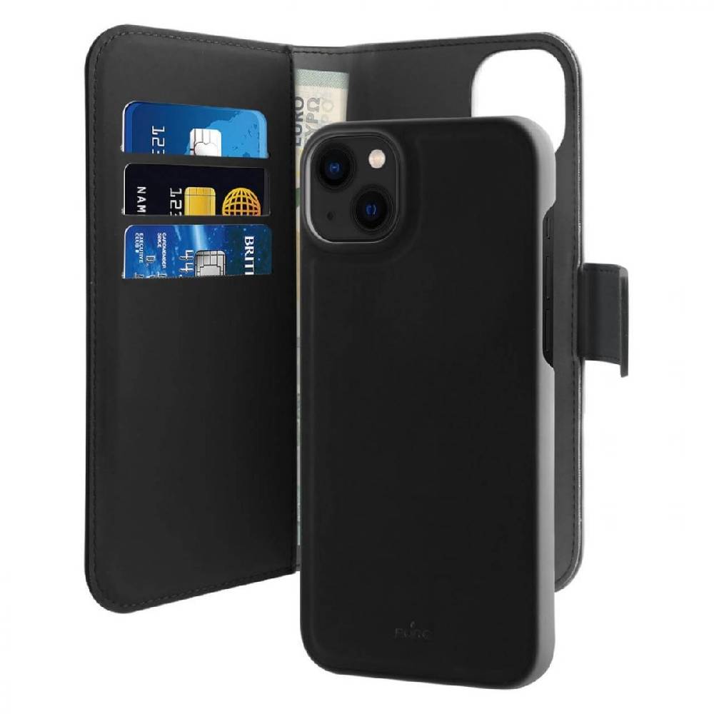 Puro Custodia Wallet Detachable 2 in 1 per iPhone 14 Moda