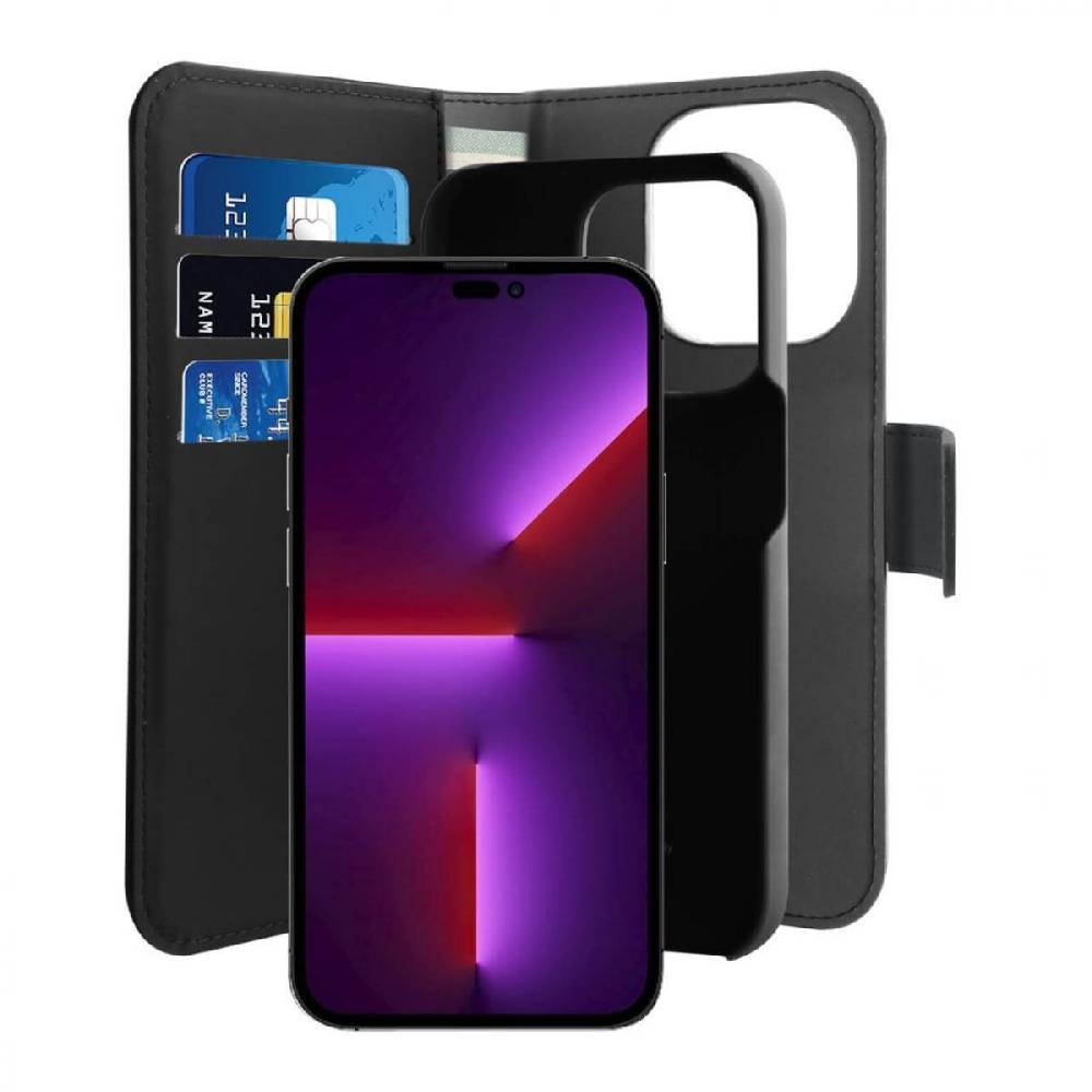 Puro Custodia Wallet Detachable 2 in 1 per iPhone 14 Pro Max Acquista Ora