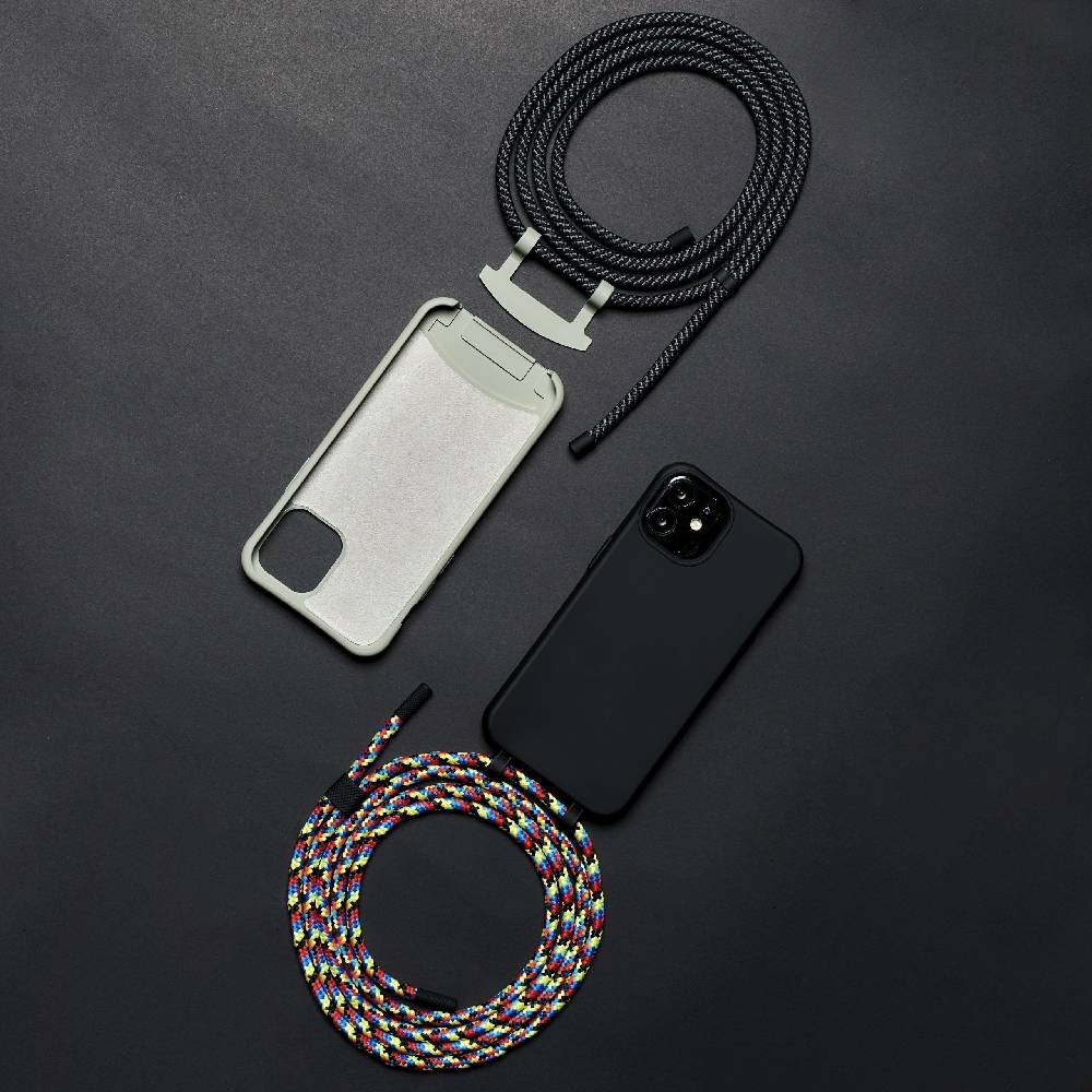 Puro Cover crossbody HANDS UP Back to Black per iPhone Convenienza