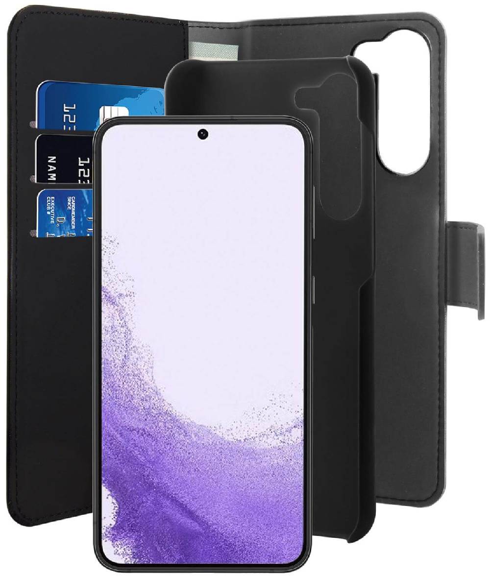 Puro Custodia Wallet Detachable 2 in 1 per Samsung Galaxy S23 In Linea