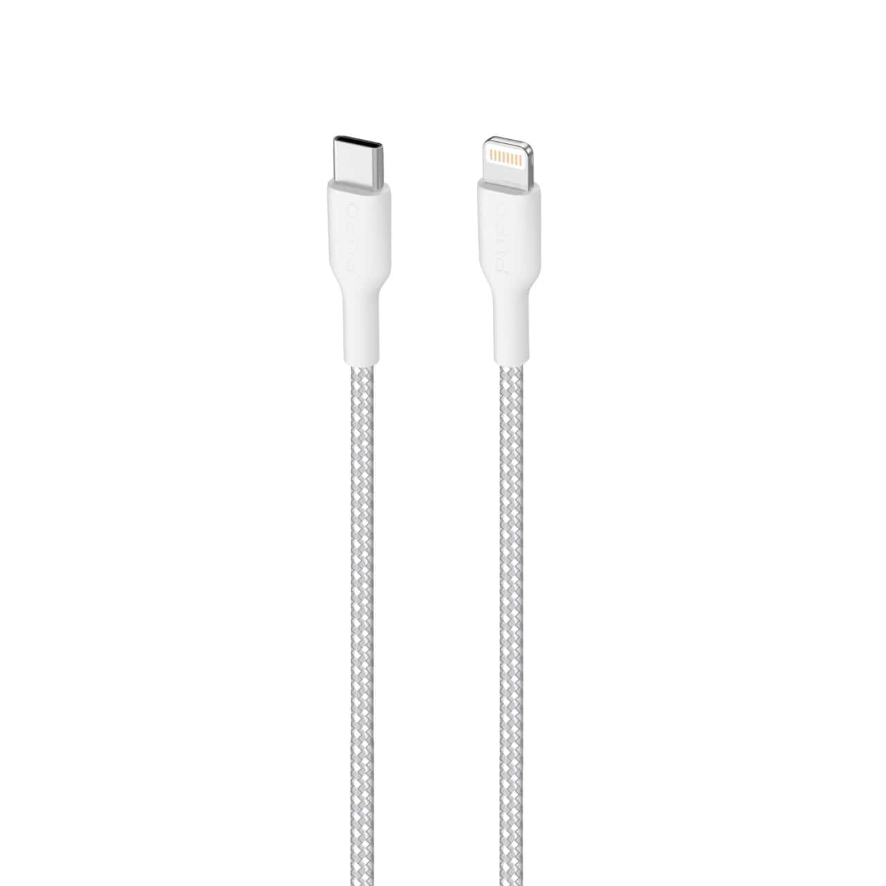 Puro Cavo di ricarica e sincronizzazione Fabric Ultra-Strong 20W da USB-C a Lightning 2 M Novità