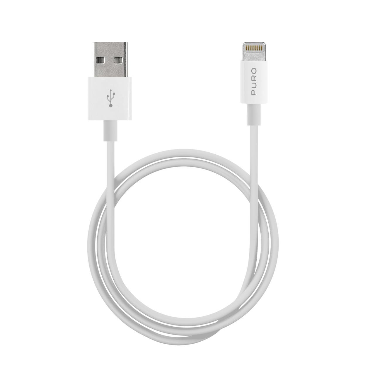 Puro Cavo di ricarica e sincronizzazione da USB-A a Lightning 1 metro Negozio