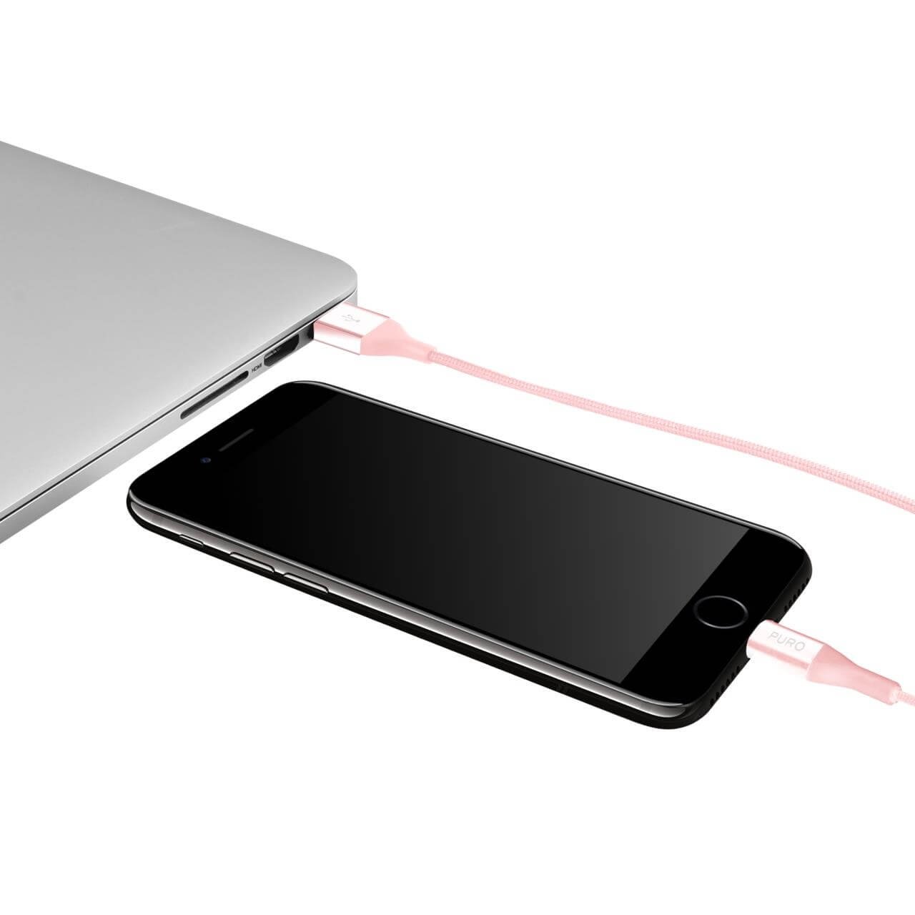 Puro Cavi di ricarica e sincronizzazione Fabric K2 Kevlar da USB-A a Lightning Moda