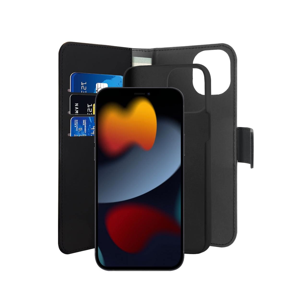 Puro Custodia Wallet Detachable 2 in 1 per iPhone 13 Mini