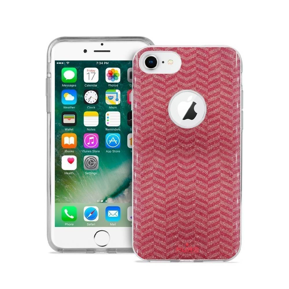 Puro Cover Shine Geometric per iPhone 7, 8, SE 2020 e SE 2022 Sconti questo mese