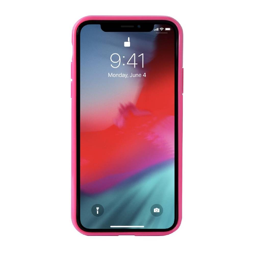 Puro Cover Pink Leopard per iPhone X/Xs In Linea