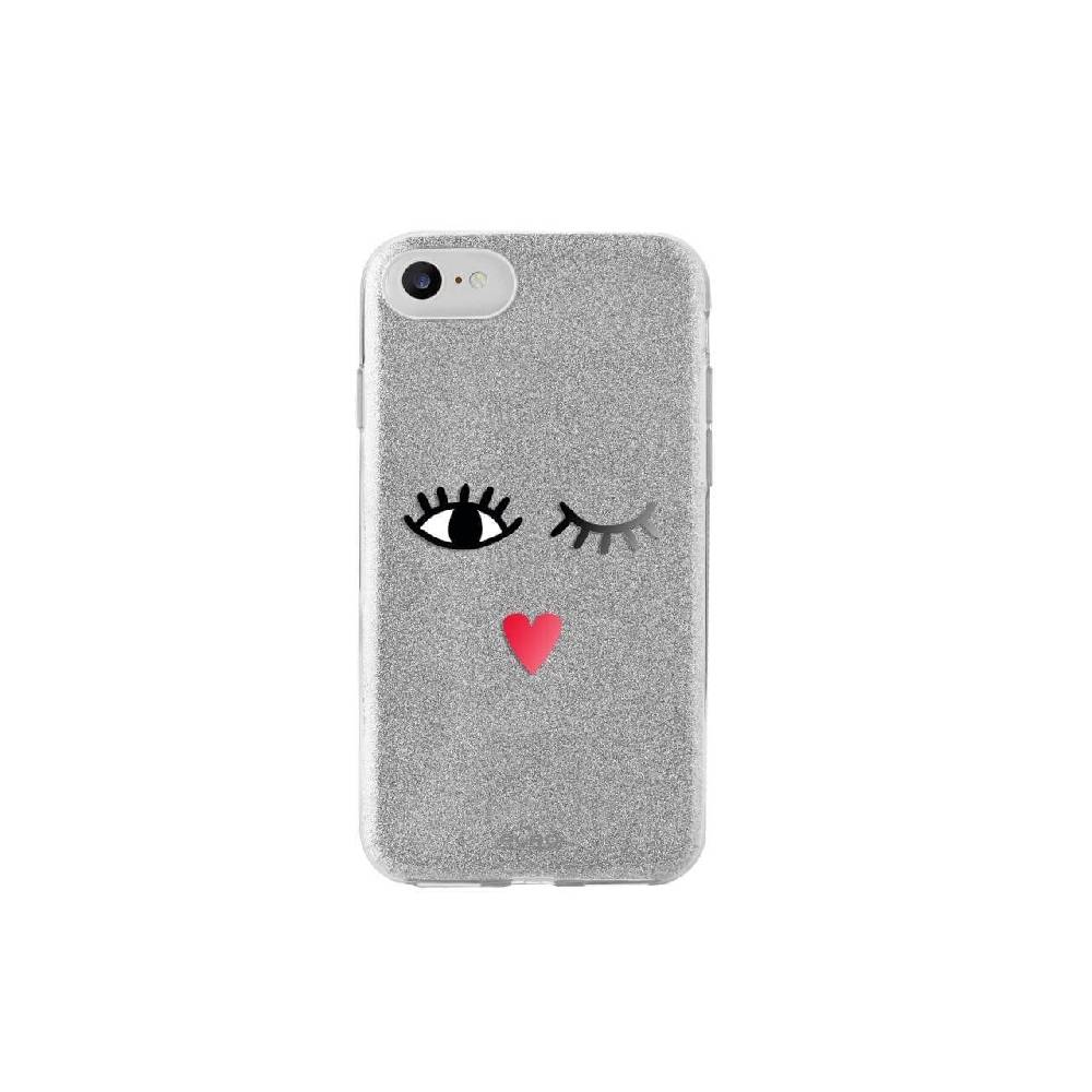 Puro Cover Eyes Shine per iPhone 7, 8, SE 2020 e SE 2022 Consegna Veloce