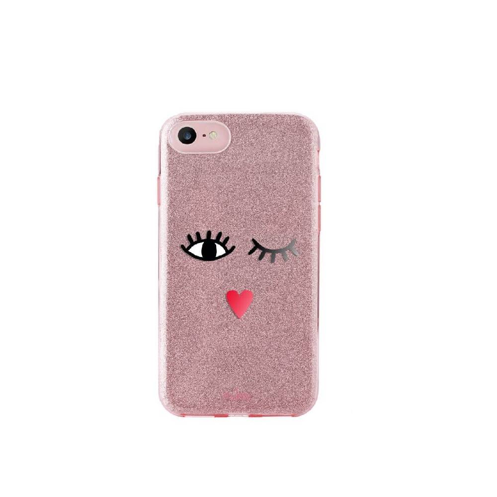 Puro Cover Eyes Shine per iPhone 7, 8, SE 2020 e SE 2022 Consegna Veloce