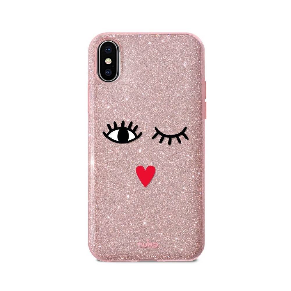Puro Cover Eyes Shine per iPhone X/Xs Promozione Limitata