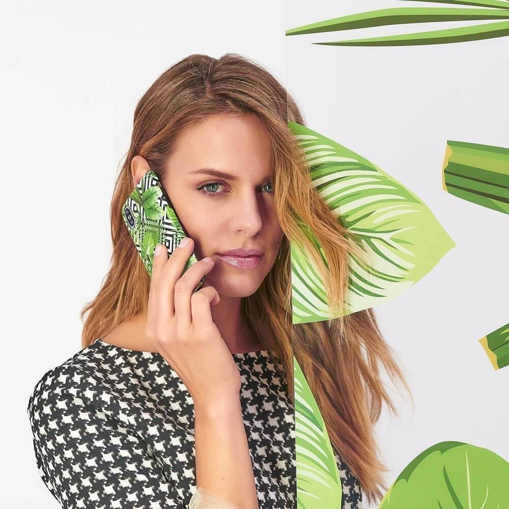 Puro Cover Geometric Jungle per iPhone X/Xs Black Friday Prezzi