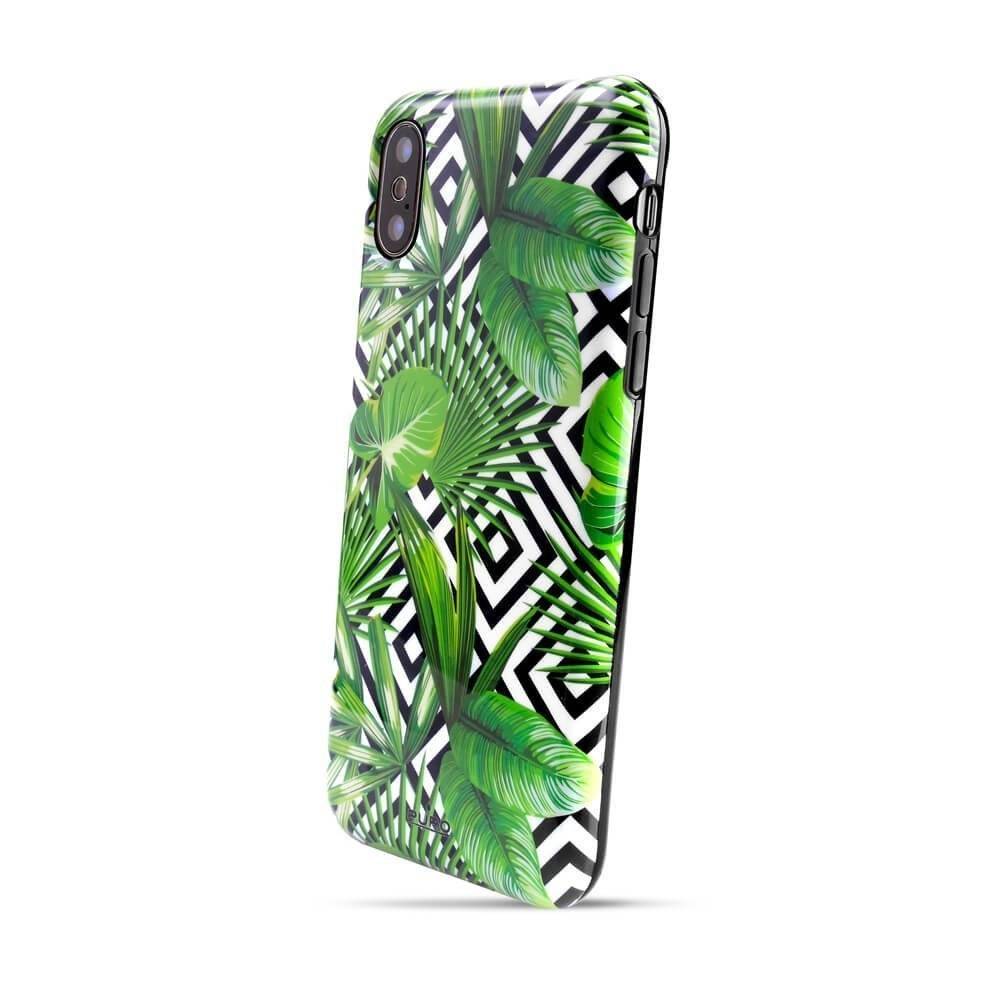 Puro Cover Geometric Jungle per iPhone X/Xs Black Friday Prezzi