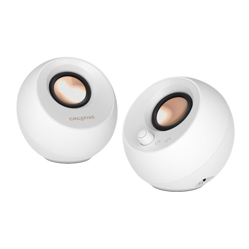Creative Pebble Pro Altoparlanti minimalisti USB-C 2.0 per computer con Bluetooth® 5.3 e illuminazione RGB personalizzabile Economico