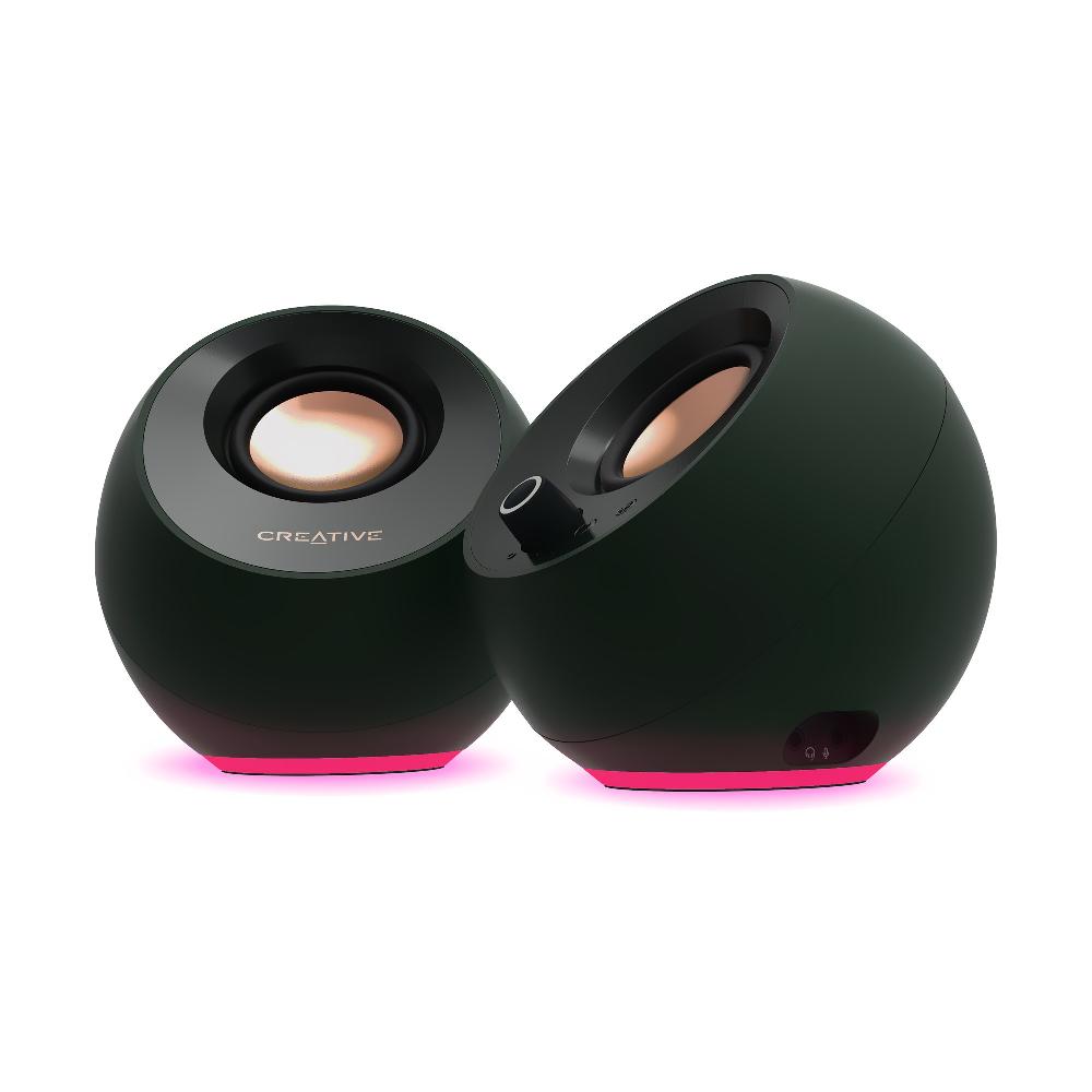 Creative Pebble Pro Altoparlanti minimalisti USB-C 2.0 per computer con Bluetooth® 5.3 e illuminazione RGB personalizzabile Economico