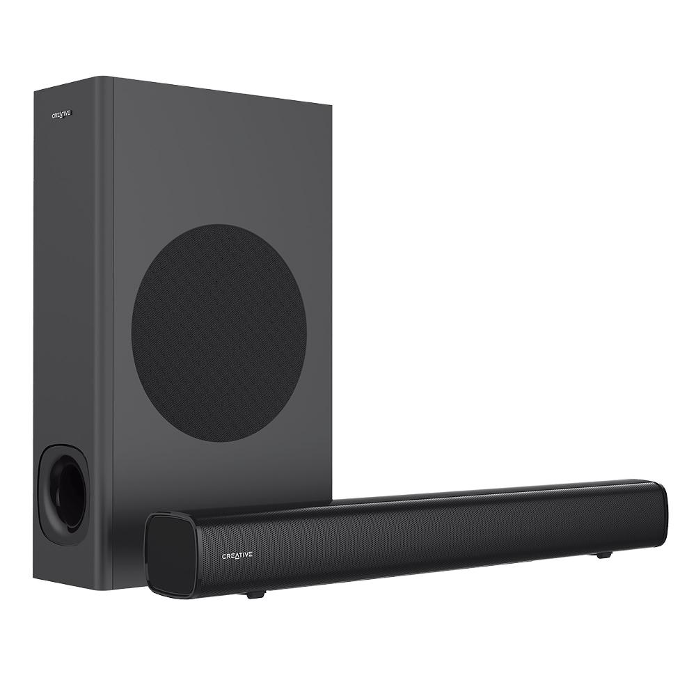 Creative Stage Soundbar Creative Stage under-monitor a 2.1 canali ad alte prestazioni con subwoofer per TV computer e schermi ultrawide 2025