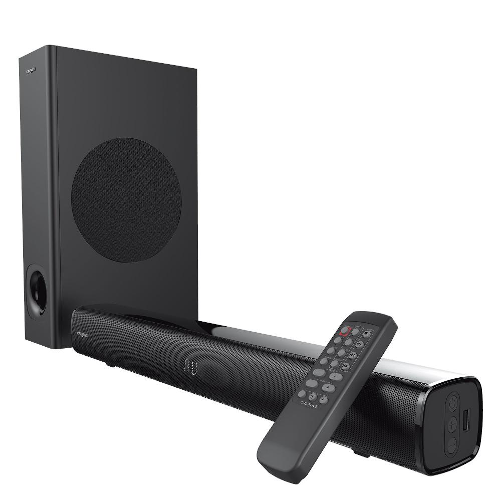 Creative Stage Soundbar Creative Stage under-monitor a 2.1 canali ad alte prestazioni con subwoofer per TV computer e schermi ultrawide 2025