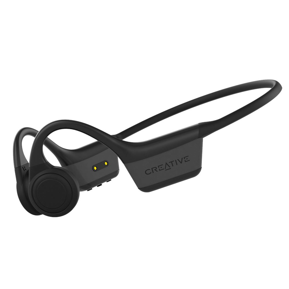 Creative Outlier Free mini Cuffie a conduzione ossea wireless con Bluetooth® 5.3 e resistenza al sudore IPX5