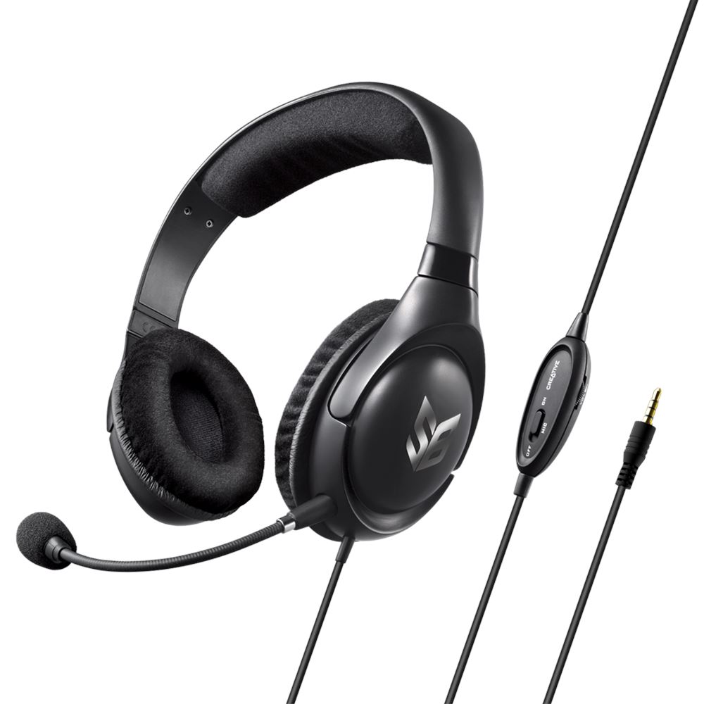Creative Sound Blaster Blaze V2 Cuffie da gaming over-ear con microfono staccabile e cancellazione del rumore