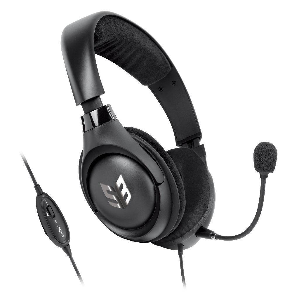 Creative Sound Blaster Blaze V2 Cuffie da gaming over-ear con microfono staccabile e cancellazione del rumore Italy