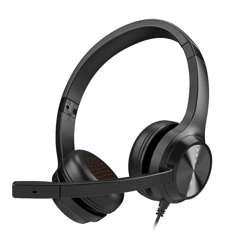 Creative Chat USB Cuffie on-ear con microfono a cancellazione del rumore swivel-to-mute e SmartComms Kit In Linea