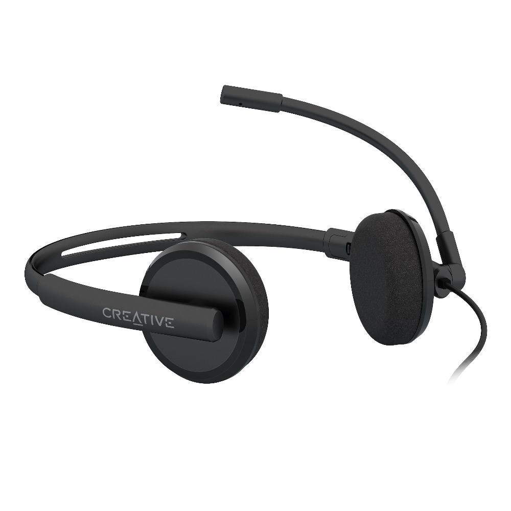 Creative HS-220 Cuffie USB con microfono a condensatore con cancellazione del rumore e telecomando a cavo Vendita