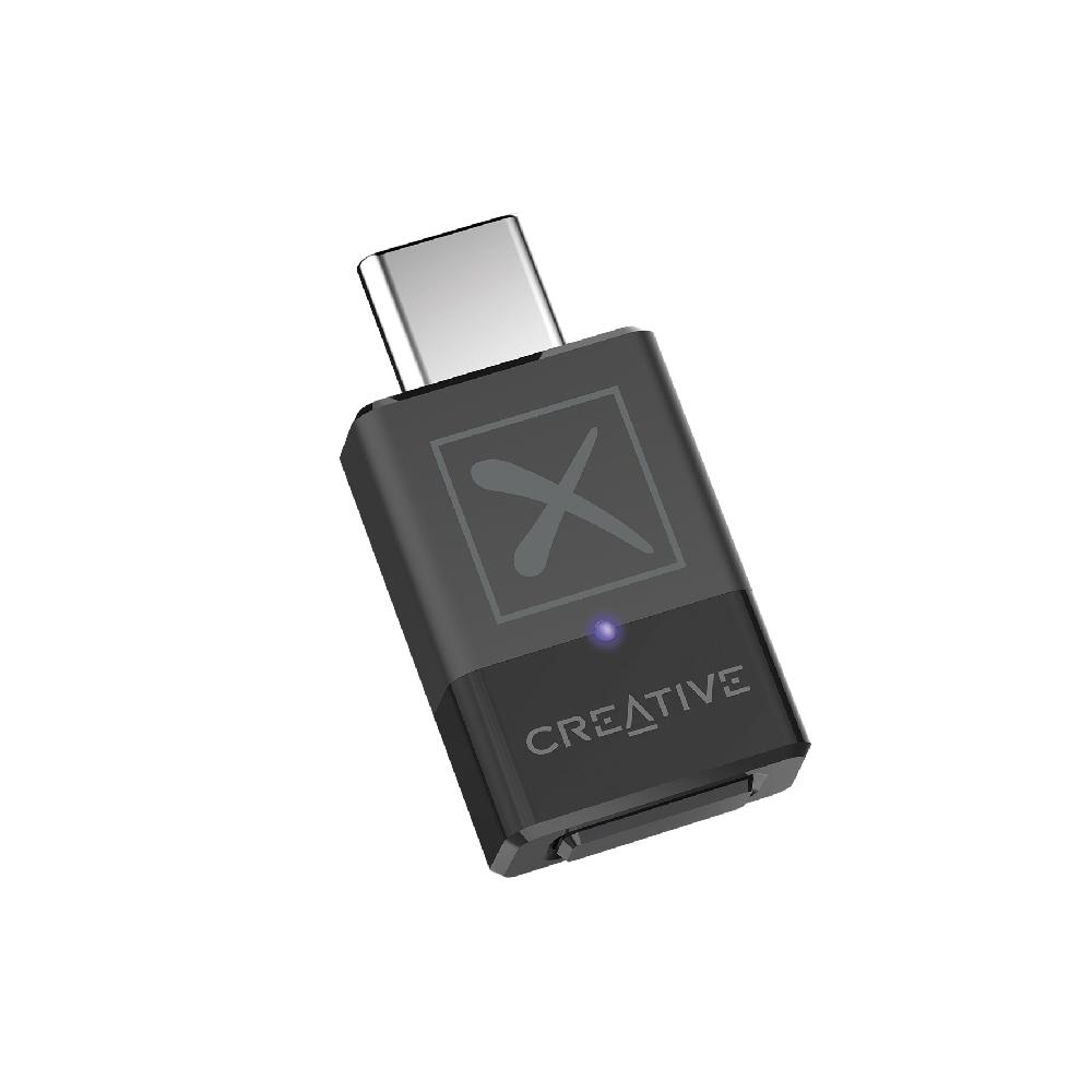 Creative BT-W3X Trasmettitore audio Bluetooth® 5.3 intelligente con aptX HD Soddisfazione Garantita