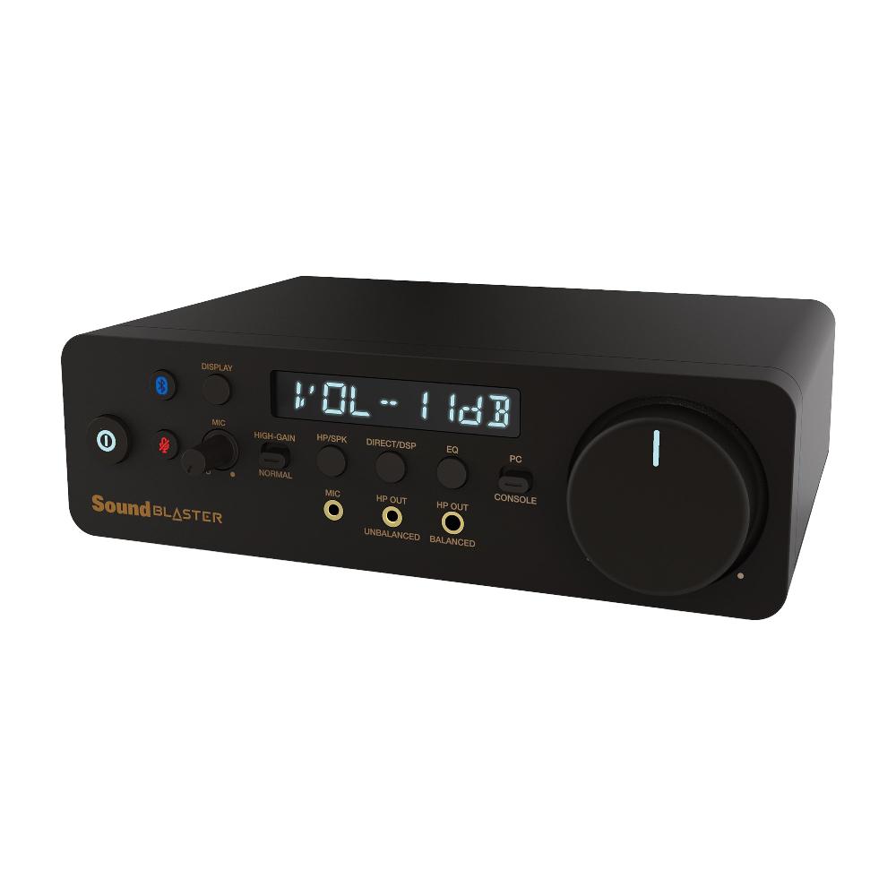 Creative Sound Blaster X5 Scheda audio esterna Hi-res con doppio DAC USB e bi-amplificatore per cuffie Xamp completamente bilanciato per appassionati del suono Sottocosto