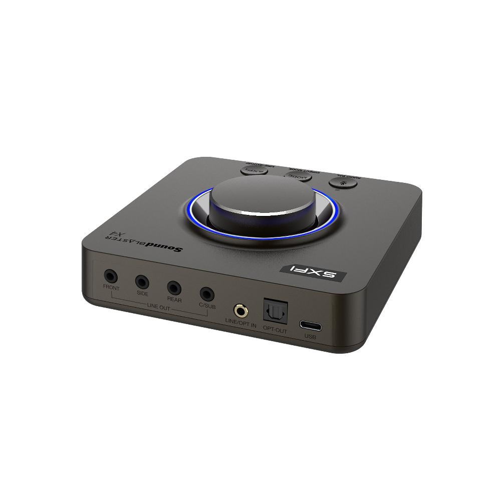 Creative Sound Blaster X4 Scheda audio DAC e amplificatore USB esterno 7.1 ad alta risoluzione con tecnologia Super X-Fi® e SmartComms Kit Convenienza