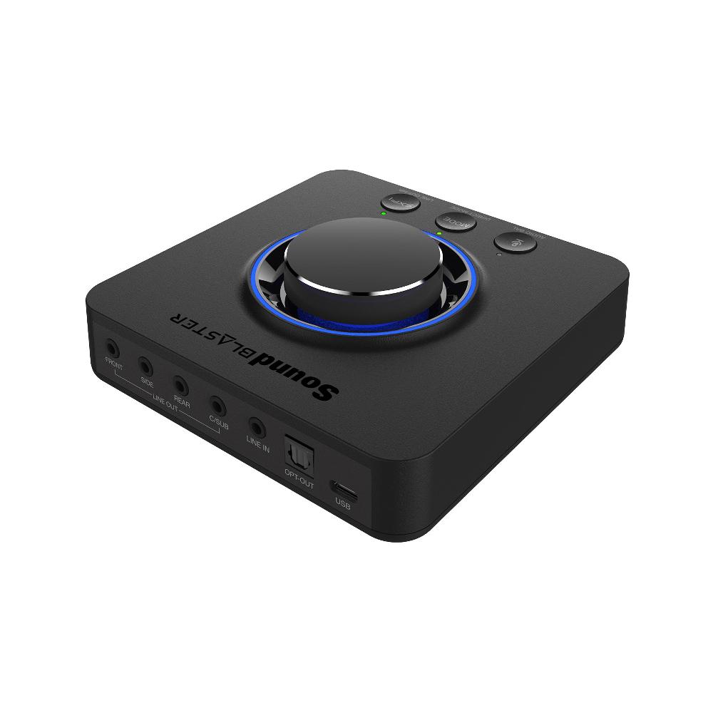 Creative Sound Blaster X3 Scheda audio DAC e amplificatore USB esterno 7.1 ad alta risoluzione con tecnologia Super X-Fi® per PC e Mac Novità
