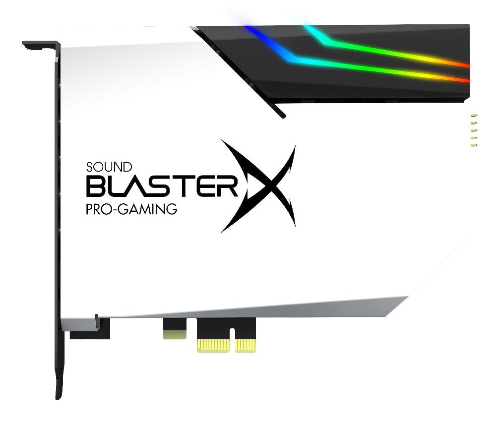 Creative Sound BlasterX AE-5 Plus Pure Edition Scheda audio e DAC da gaming PCI-e ad alta risoluzione con illuminazione RGB codifiche Dolby Digital Live e DTS Outlet