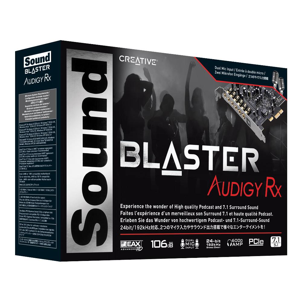 Creative Sound Blaster Audigy Rx La soluzione di registrazione ottimale per piattaforme con scheda audio PCIe Offerte