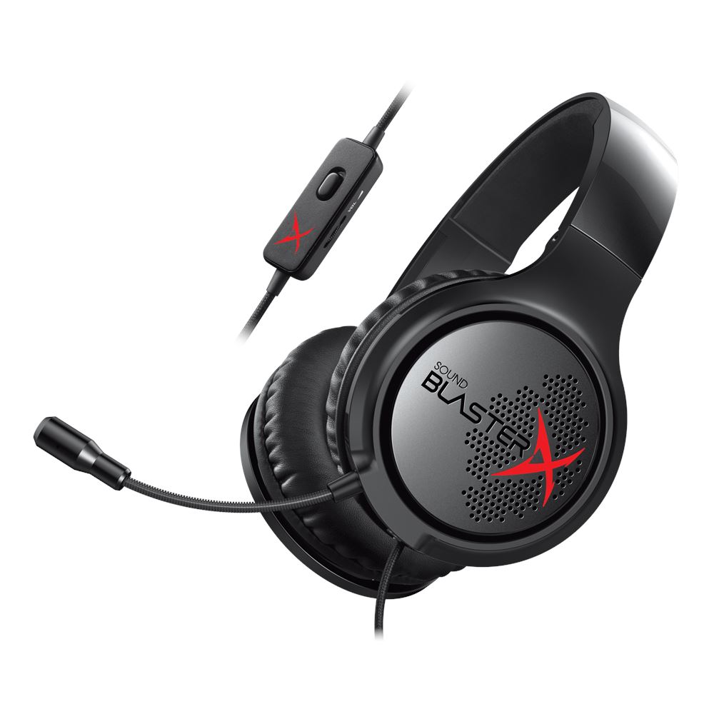 Creative Sound BlasterX H3 Cuffie con microfono da gioco analogiche portatili Vendita Economica