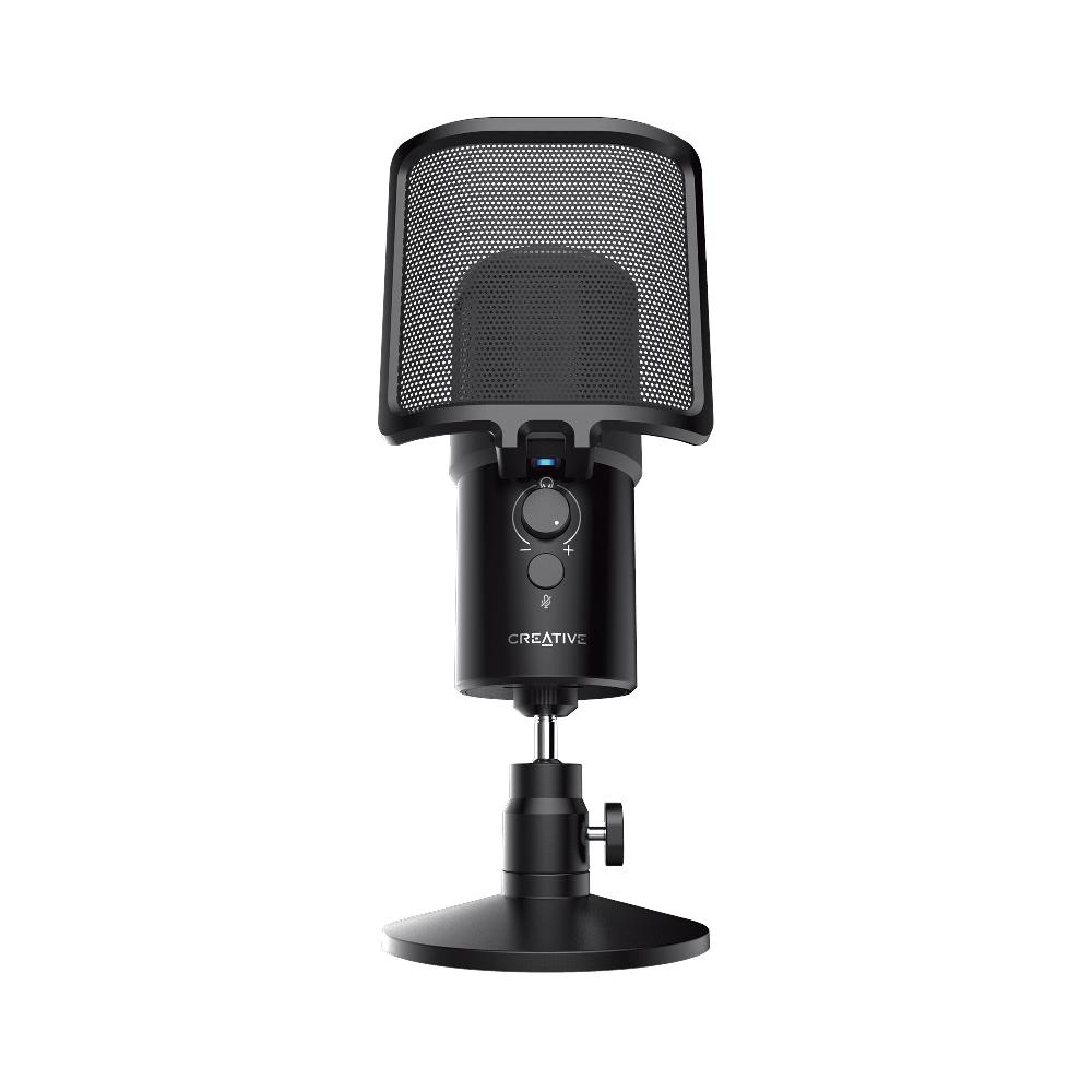 Creative Live Mic M3 Microfono USB a doppia figura polare e monitoraggio del microfono in tempo reale Spedizione Gratuita