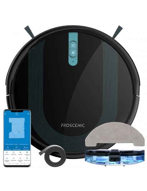 Proscenic 850T Robot Aspirapolvere e Lavapavimenti aspirazione 3000Pa - Nero Outlet