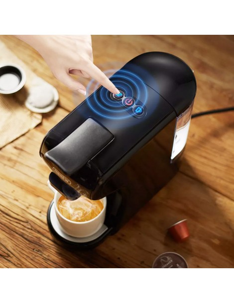 HiBREW H1A 1450W 19 bar Macchina per caffè espresso macchina per caffè caldo/freddo a capsule multiple 4 in 1 - Nero Negozio