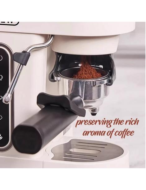 HiBREW H14 Macchina per caffè espresso 20 bar ad alta pressione impostazione macinacaffè a 15 marce - Beige In Saldo