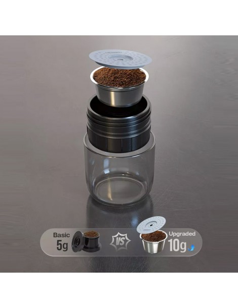 HiBREW H4A 80W Macchina da caffè portatile per auto con confezione regalo 2025