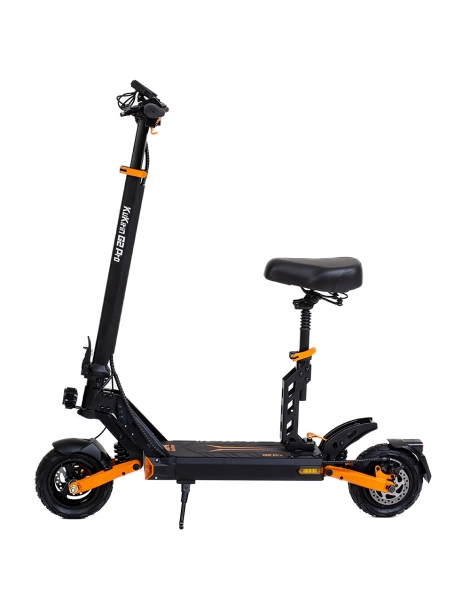 KuKirin G2 Pro Scooter elettrico pieghevole 600W Motore 15Ah 48V Batteria 9 pollici Pneumatici - Nero Arancione Vendita
