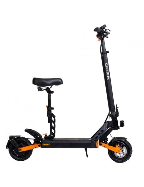 KuKirin G2 Pro Scooter elettrico pieghevole 600W Motore 15Ah 48V Batteria 9 pollici Pneumatici - Nero Arancione Vendita